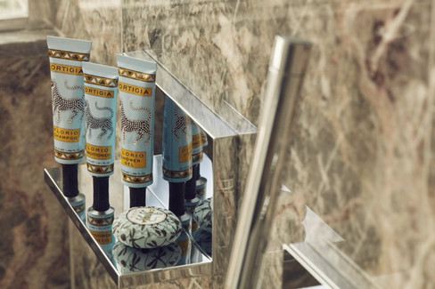 Luxurious bathroom amenities on Crystal Serenity Mediterranean Cruise