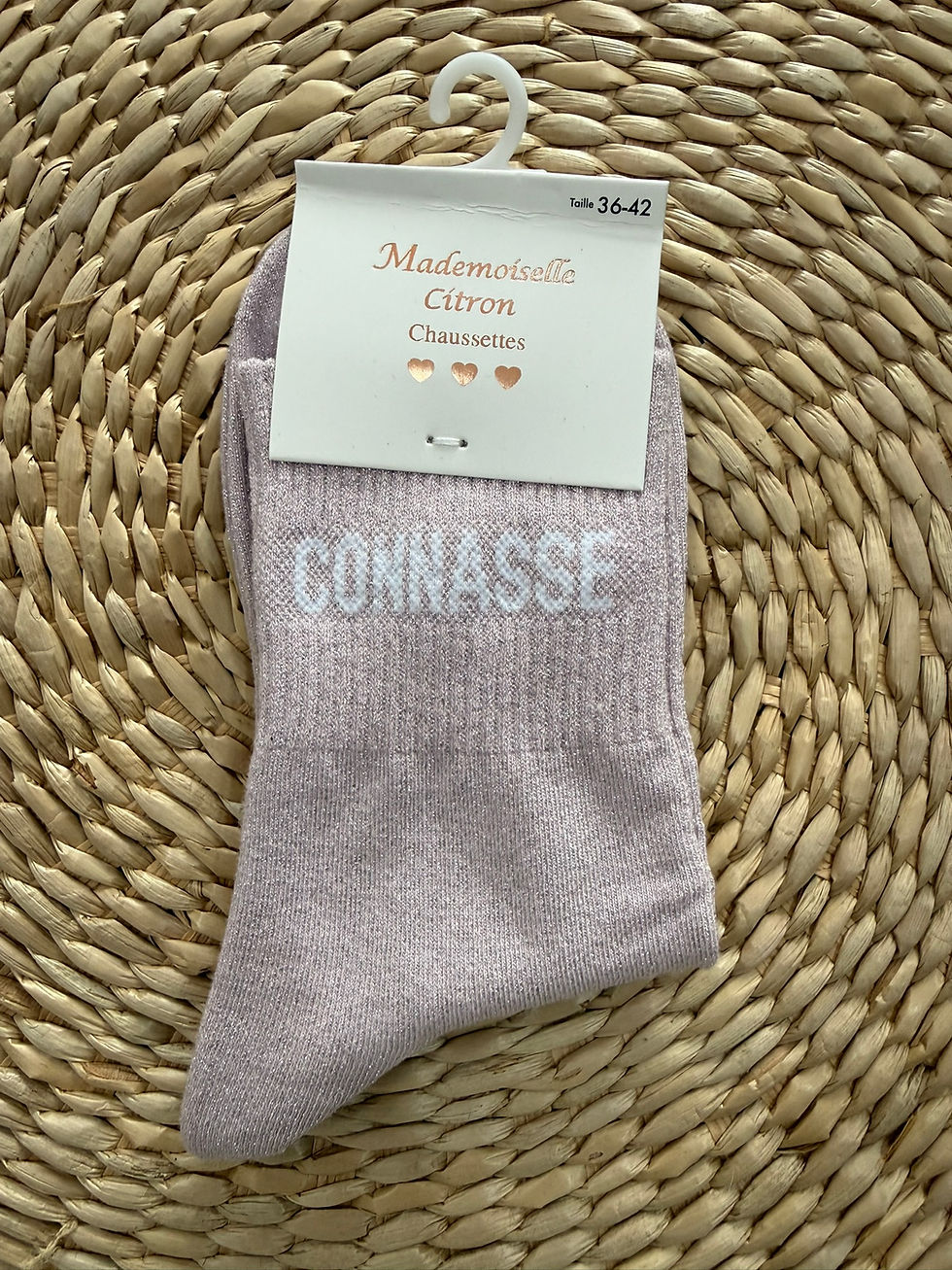 Miniature : Paire de chaussettes à paillette personnalisée 