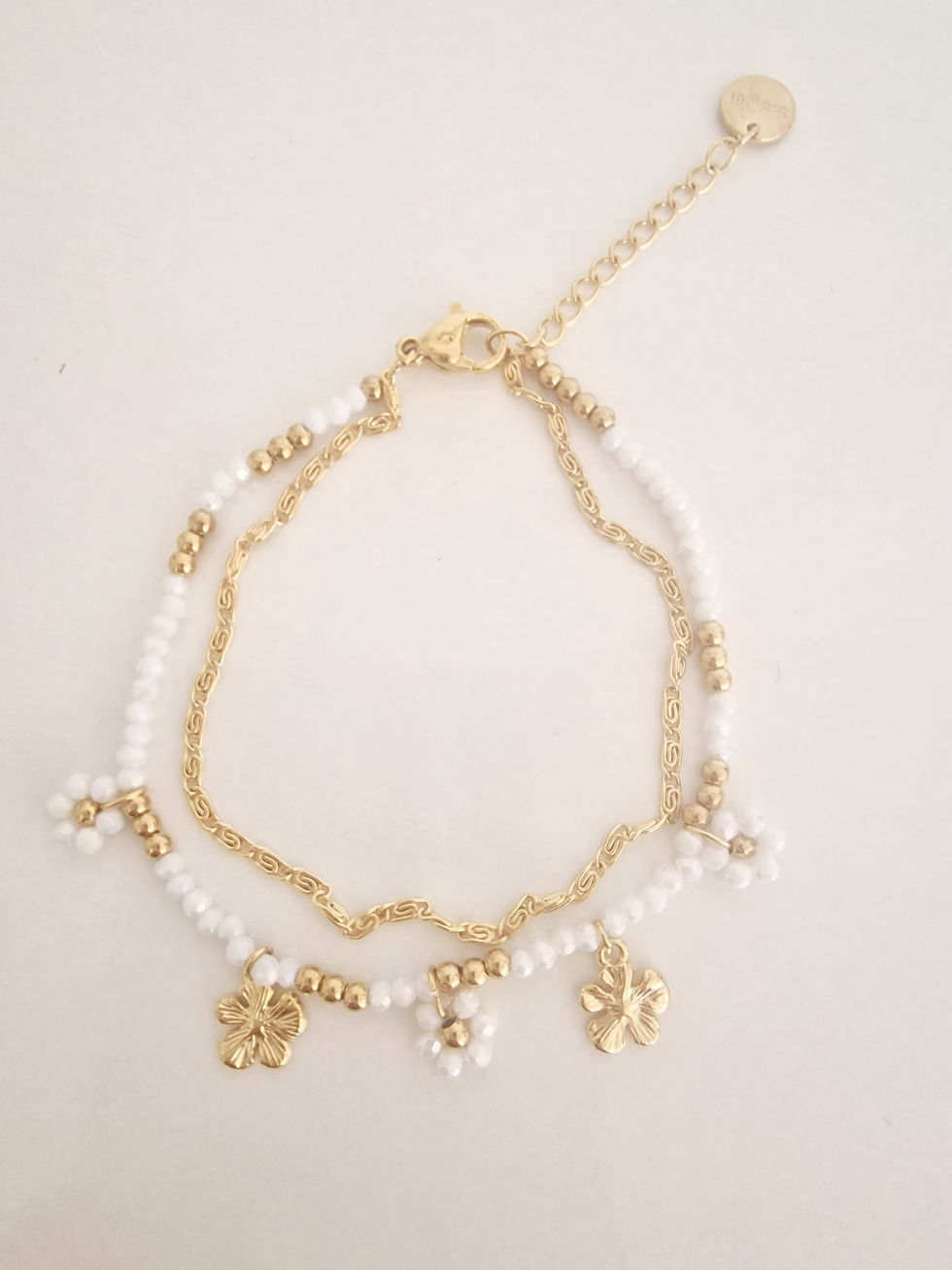 Miniature : Bracelet double fleur