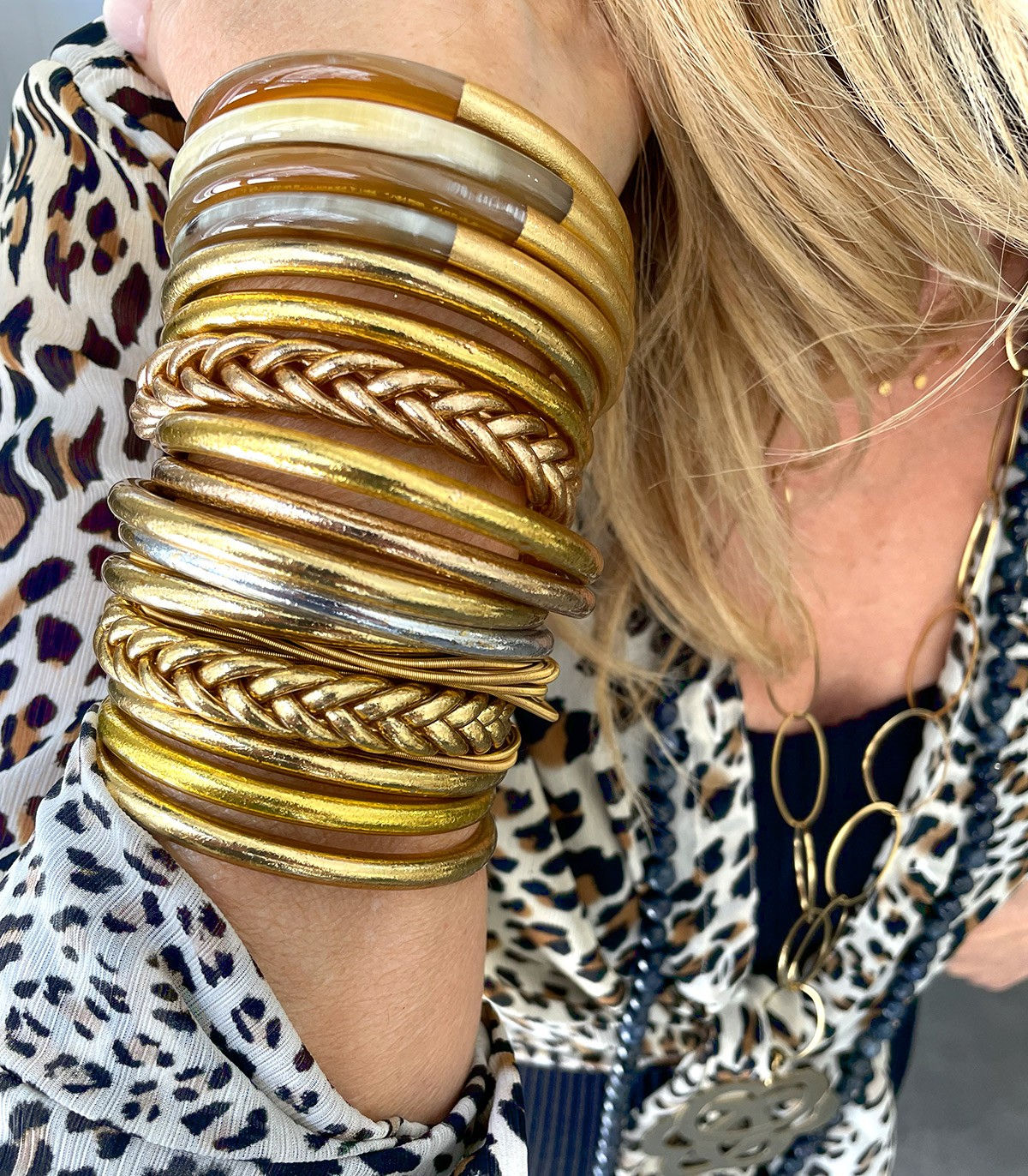 Bracelet véritable Bouddhiste - or