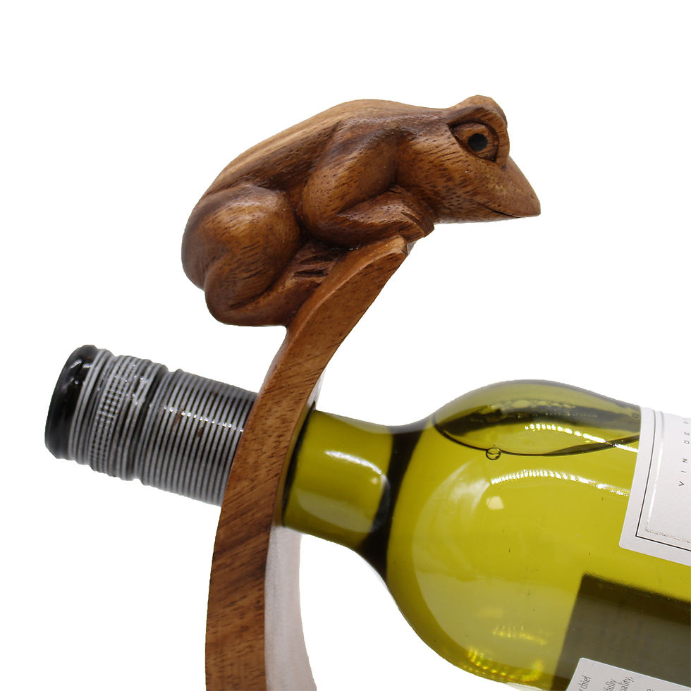 Thumbnail: Suar Wood Balance Wine Holders