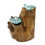 Thumbnail: Molten Glass Candle Double Holder on Wood