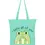 Thumbnail: I Hate All Of You Frog Mint Green Tote Bag