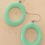 Thumbnail: Matte Oval Resin Earrings