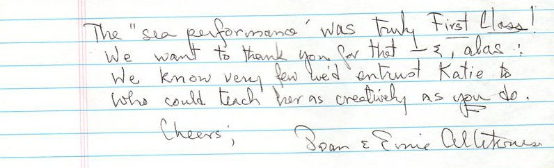 from first grade parents