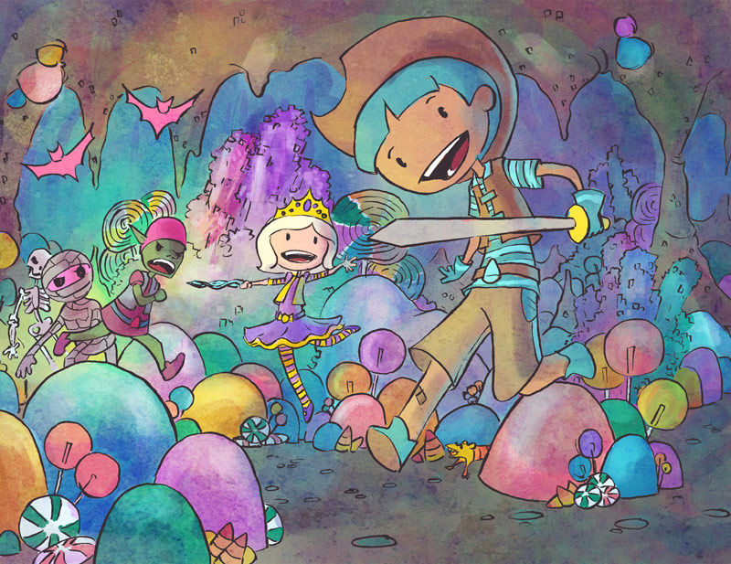 Candy Cave Promo Illustration 2