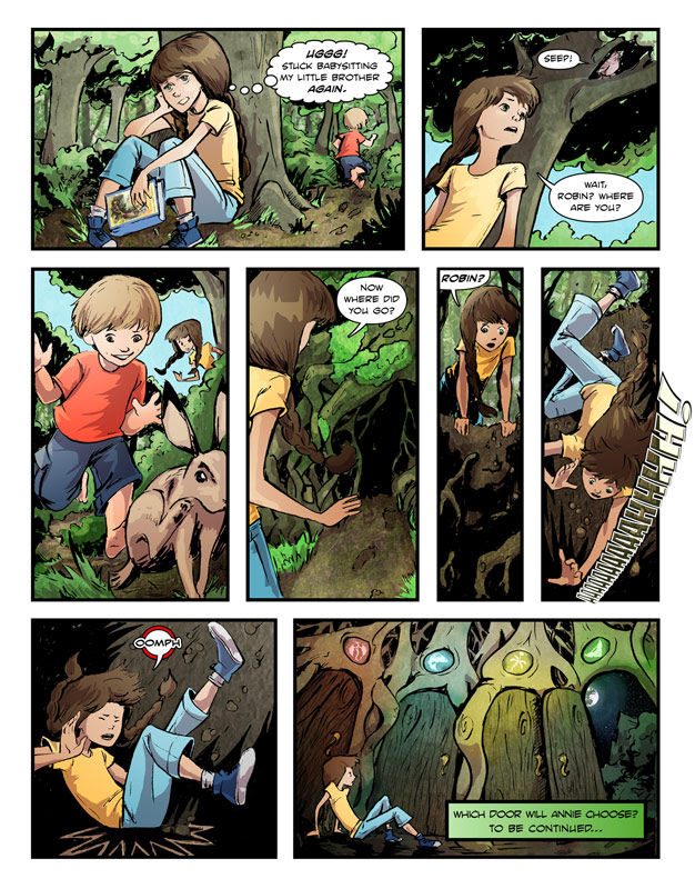 Trackers Ad Comic page1