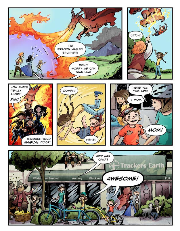Trackers Ad Comic page 6