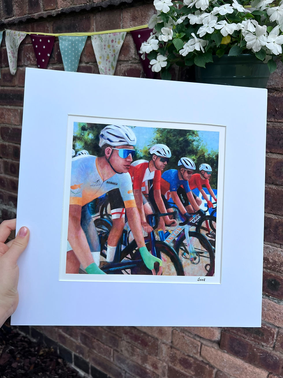 Thumbnail: Commonwealth Peloton Print #4 (unframed)