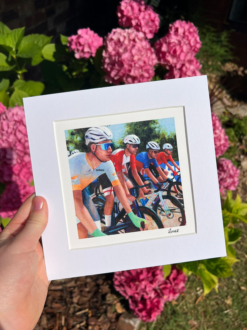 Thumbnail: Commonwealth Peloton Print #4 (unframed)