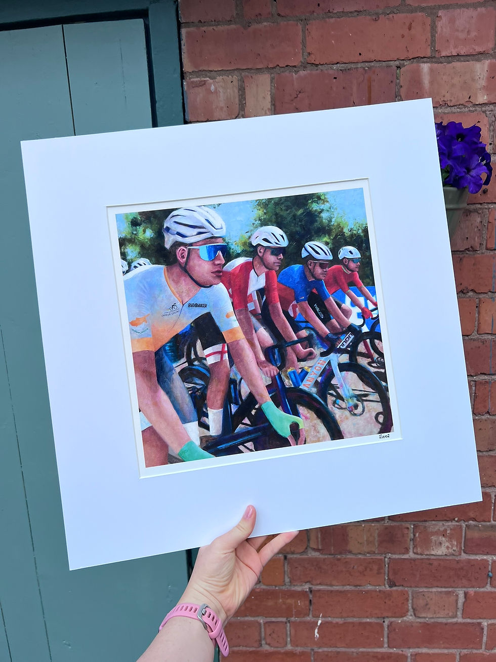 Thumbnail: Commonwealth Peloton Print #4 (unframed)