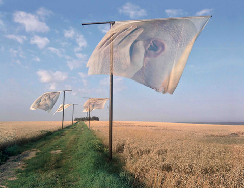 ‘The Lost Men France’, Counter-memorial, World War One Centenary, Thiepval Memorial to the Missing of the Somme, Picardy, northern France, 1 July – 1 October 2014