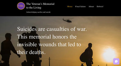 The Veteran's Memorial to the Living
This memorial was created by veterans for veterans. We aim to acknowledge veteran suicide at the crossroads of operational specialties, branches, races, ethnicities, and genders. Leaders from the Warriors Path co-designed and provided the initial content for VML. Warriors Path trains veterans to explore and lead conversations on moral injury.
​
VML is a collaboration between South African artist Paul Emmanuel, Warriors Path leaders and project director Katinka Hooyer.