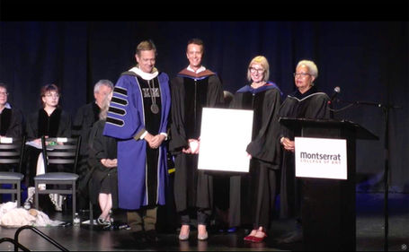 Paul Emmanuel receives Honorary Doctorate from Montserrat College of Art