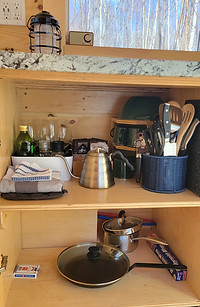 Inside of Kitchen Cabinet