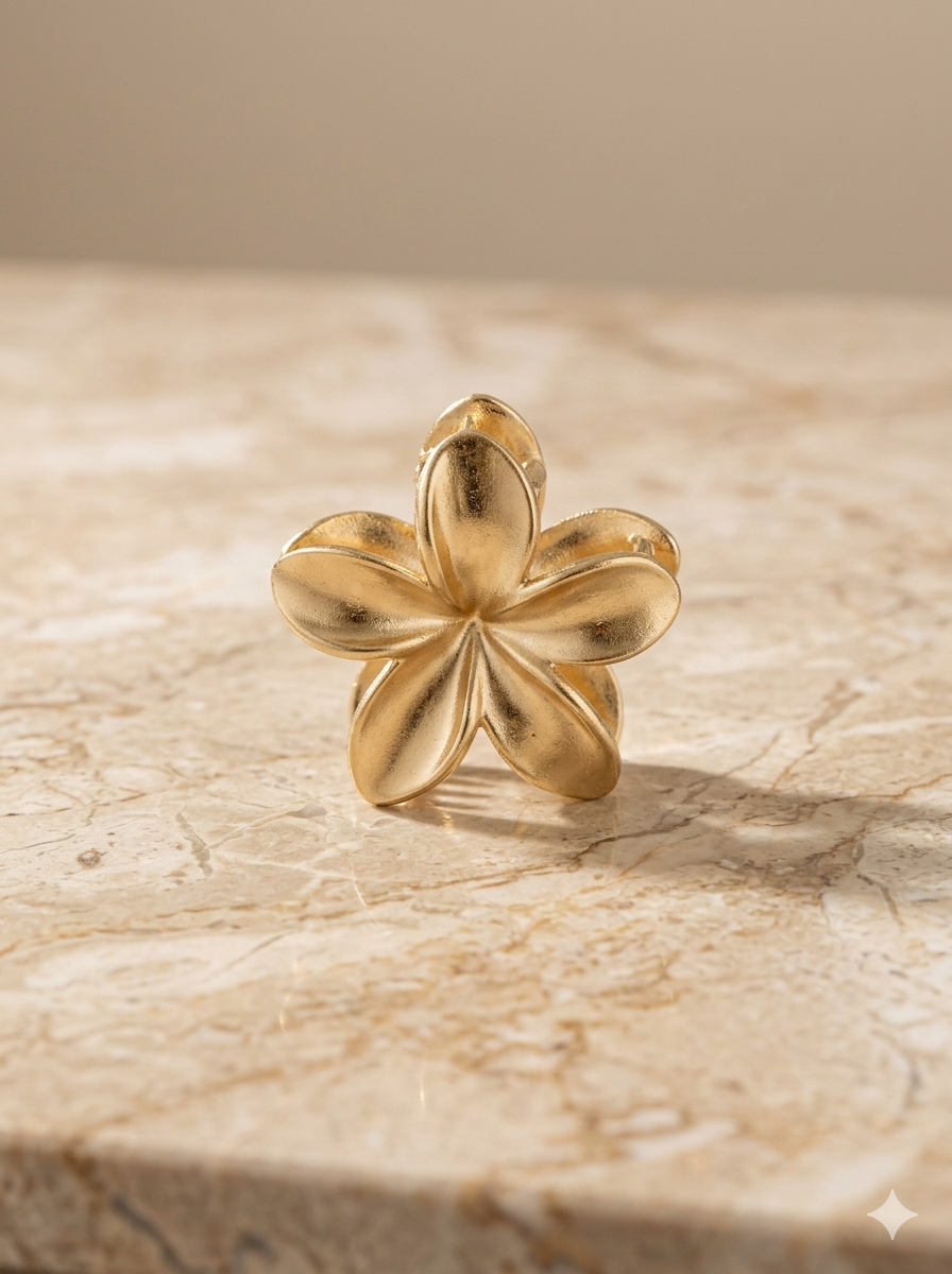 PRESILHA FLOR M - BIJOUTERIA FINA