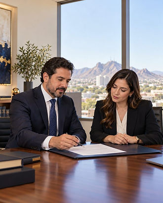 Abogado laboral asesorando a una empresa en Hermosillo