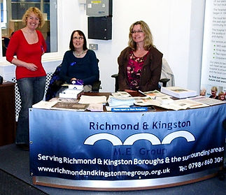 Our stall at Teddington Hospital 