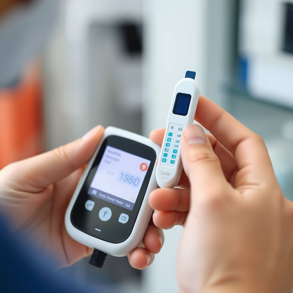 Close-up view of cleaning supplies arranged neatly on a shelf
