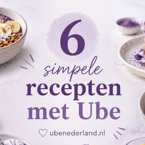 6 Simpele recepten met Ube