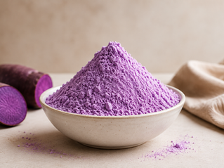 Ube poeder schaaltje