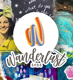 mixed media artwork for art course
