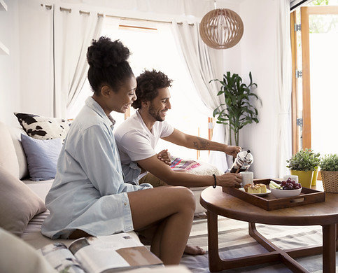 Couple in Hotel Room