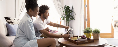 Couple in Hotel Room