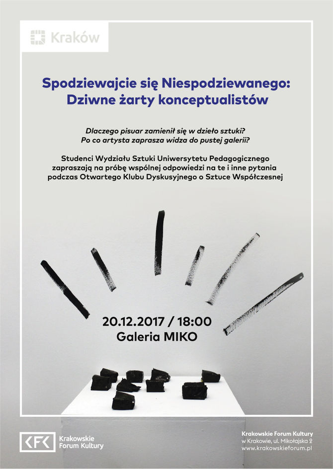 Spotkanie dyskusyjne: Spodziewajcie się Niespodziewanego.