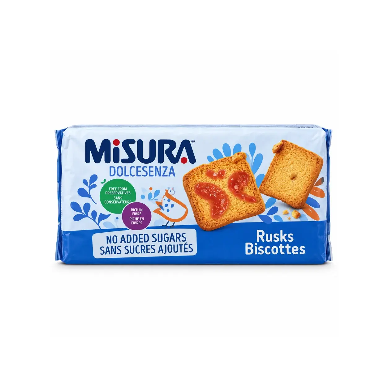 Misura Dolcesenza No Added Sugar Rusks - 320 g