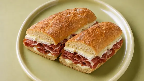 Speck and Brie Panini