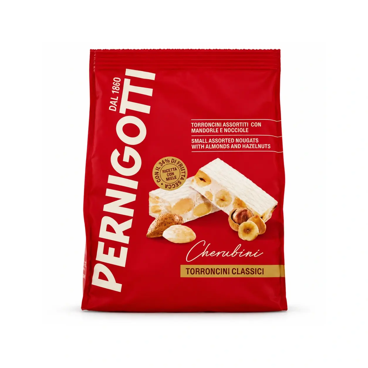 Pernigotti Torroncini Classic Almond & Hazelnut Nougat 117 g