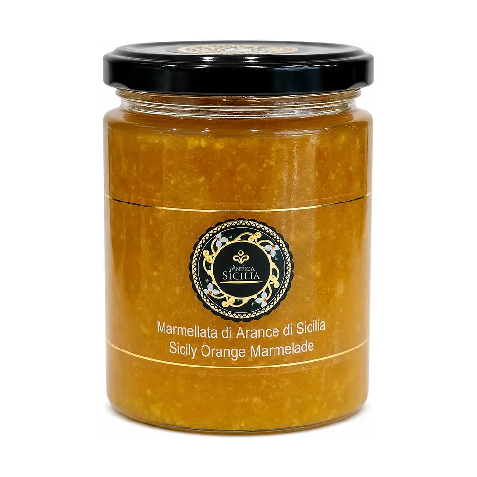 Antica Sicilia orange marmalade 11 oz jar at Cipollina Gourmet