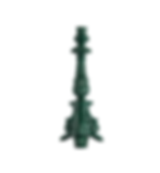 Rama Green Candle Holder – Ceramiche Bevilacqua 40 cm