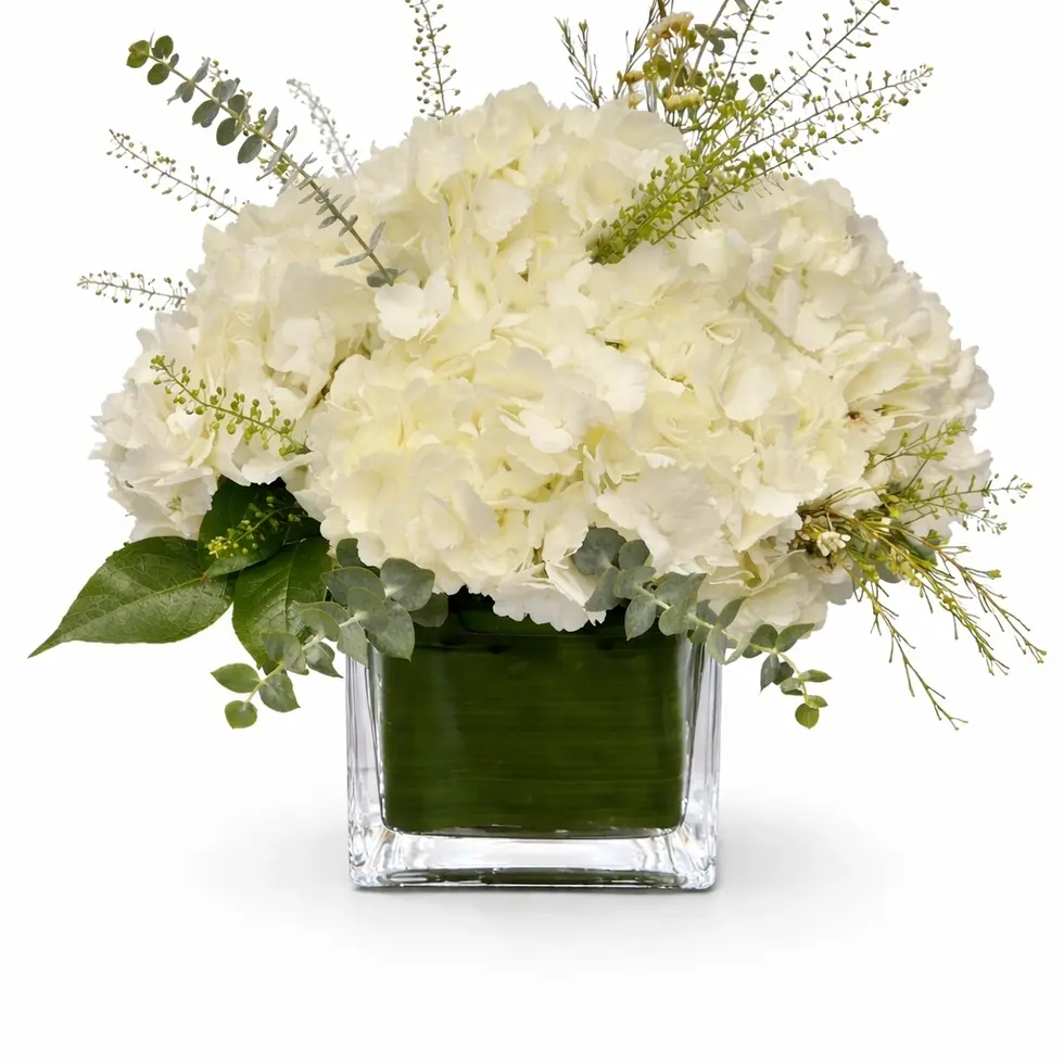 minimalist white flower arrangement office delivery rockville centre ny long island same day