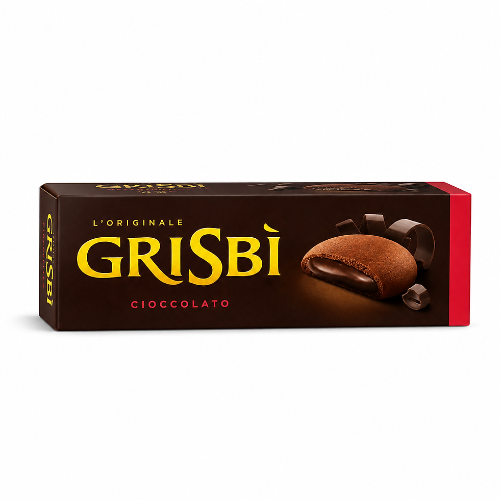 Grisbì Cioccolato chocolate cream-filled cookies at Cipollina Gourmet Italian Market