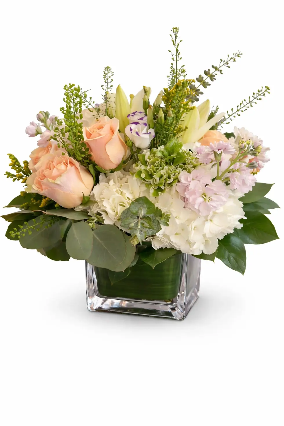 Soft pastel Mother’s Day flower arrangement in Oceanside NY florist