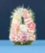 Multicolor Gates of Heaven tribute with roses – East Rockaway & Oceanside NY