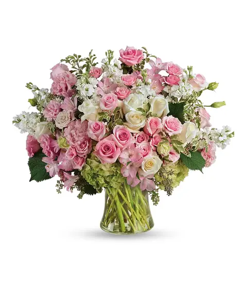 Congratulations bouquet with red roses and stargazer lilies – delivered in Oceanside & East Rockaway NY