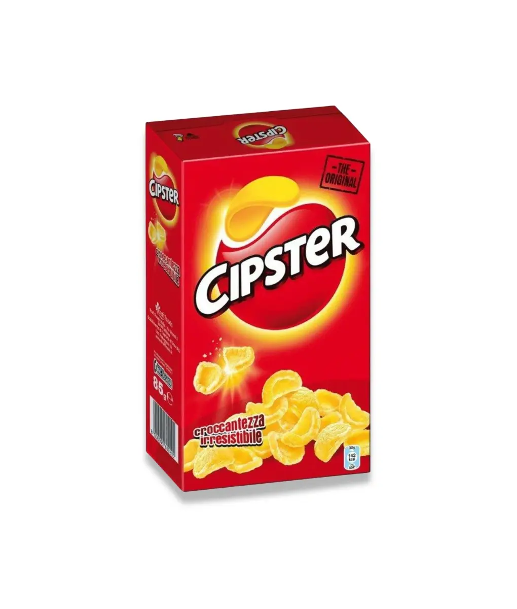 Cipster Saiwa snack box 85g – crispy Italian potato chips sold by Mediterraneo Foods