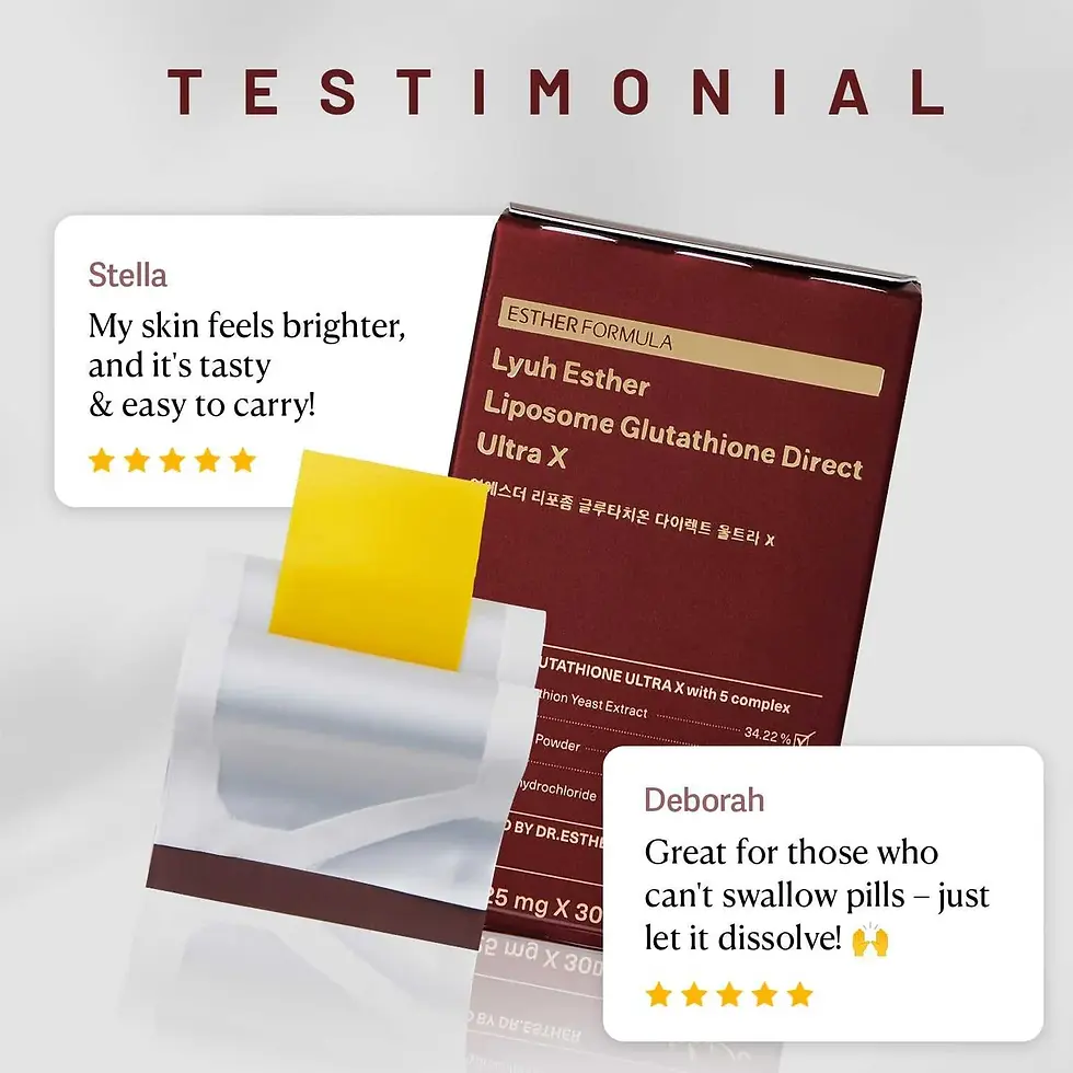 Miniature : Esther Formula - Liposome Glutathione Direct Ultra X 9.75g