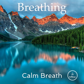 Mountain lake illustrating Calm Breath, a relaxation and breathing technique used in HypnoBirthing.