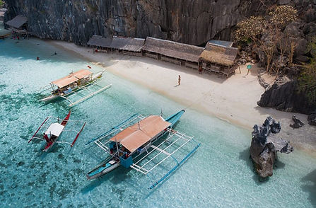 Coron, norte de Palawan en Filipinas