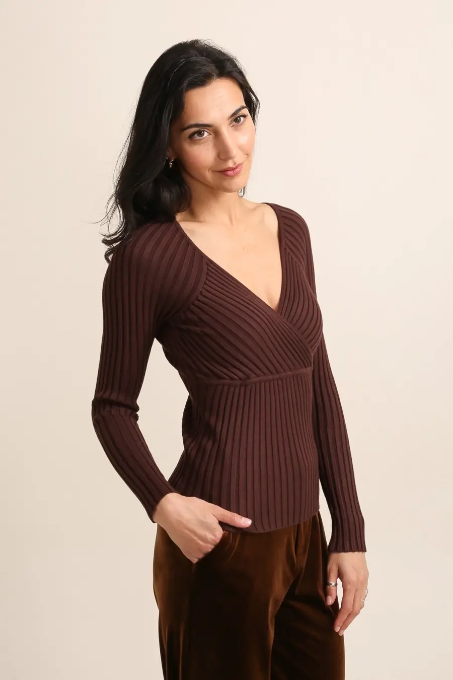 Miniaturbild: Rippenstrick Pullover