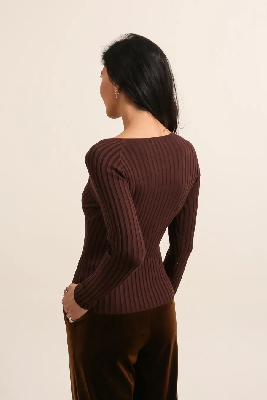 Miniaturbild: Rippenstrick Pullover