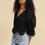 Miniaturbild: Guipure Spitzen Crop Bluse