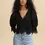 Miniaturbild: Guipure Spitzen Crop Bluse