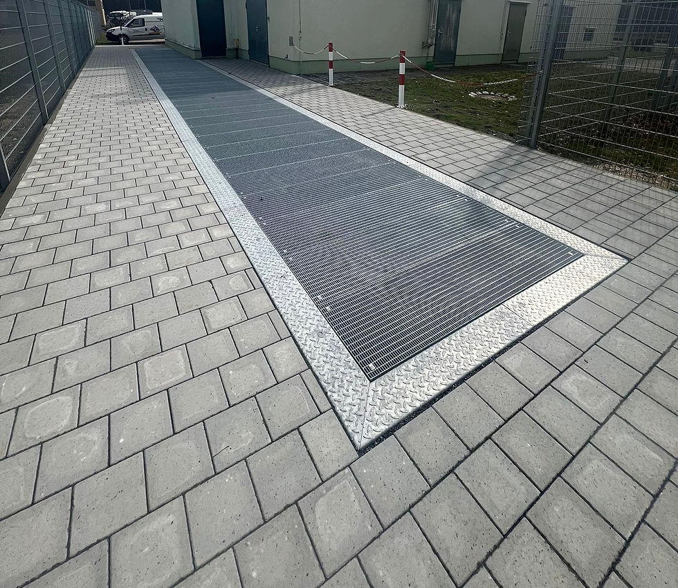 Giterrostabdeckung