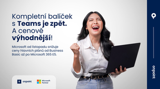Microsoft snižuje ceny a zjednodušuje licence – Teams jsou zpět!