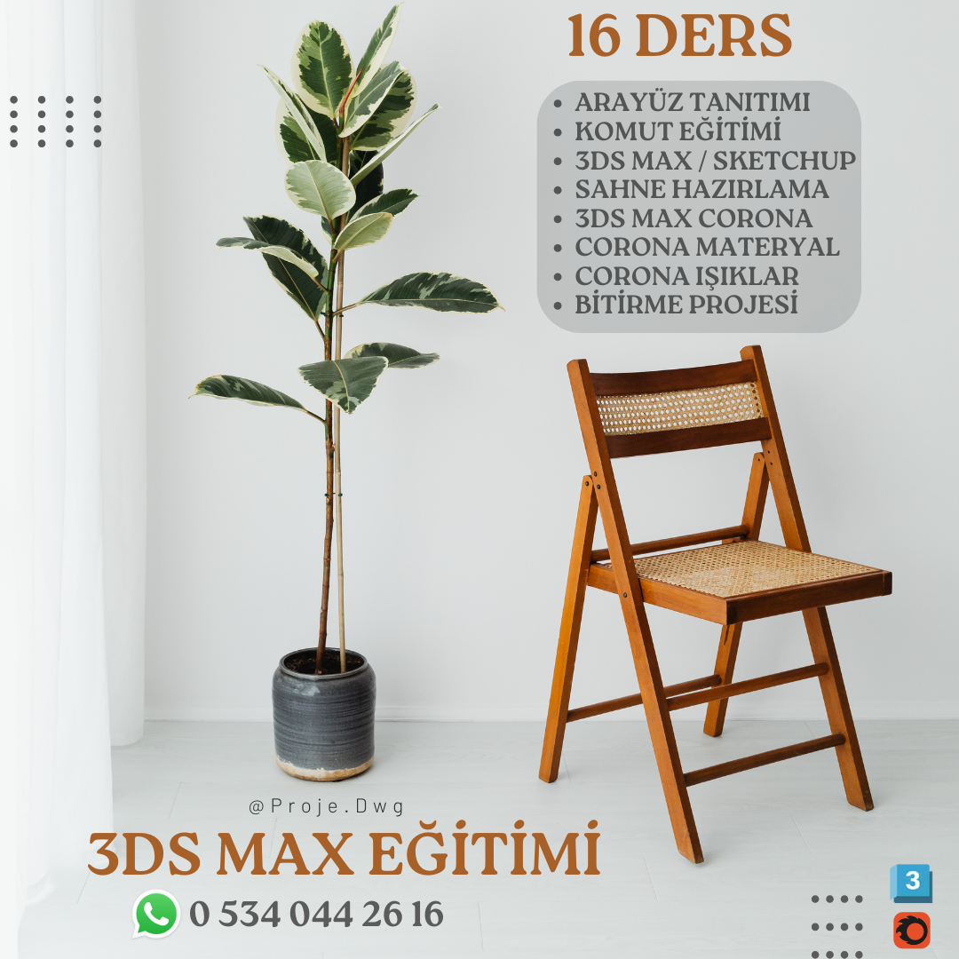 3DS MAX - CORONA EĞİTİMİ / WORKSHOP